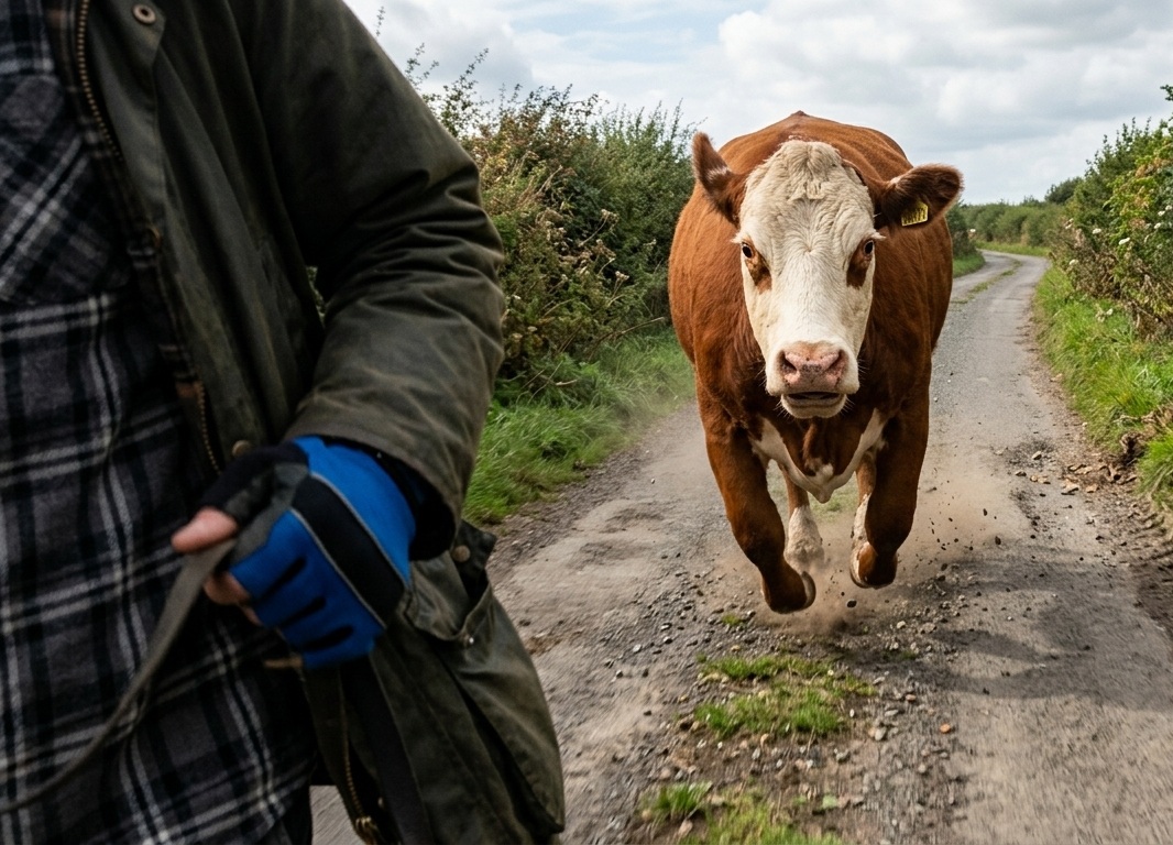 Cow Running Behind You in a Dream